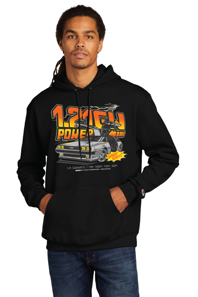 1.21 Giga Watts Cloud Operations + Innovation - (Black) Champion Brand Hoodie