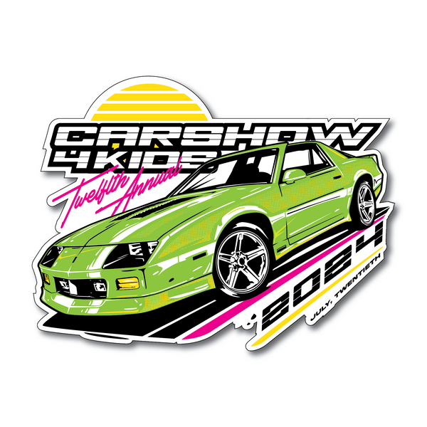 Car Show 4 Kids - #10 IROC feature Design Sticker!
