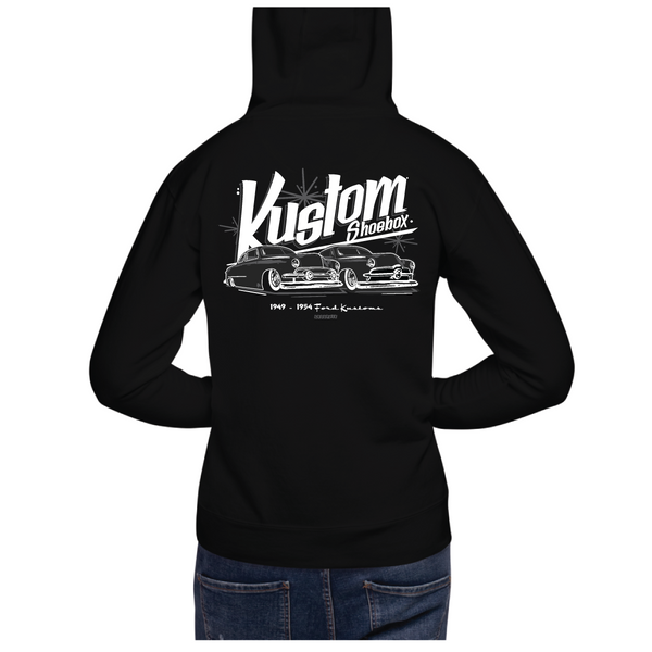 Kustom Shoebox Ford Library - 15 Deuce - Pull Over Hoodie