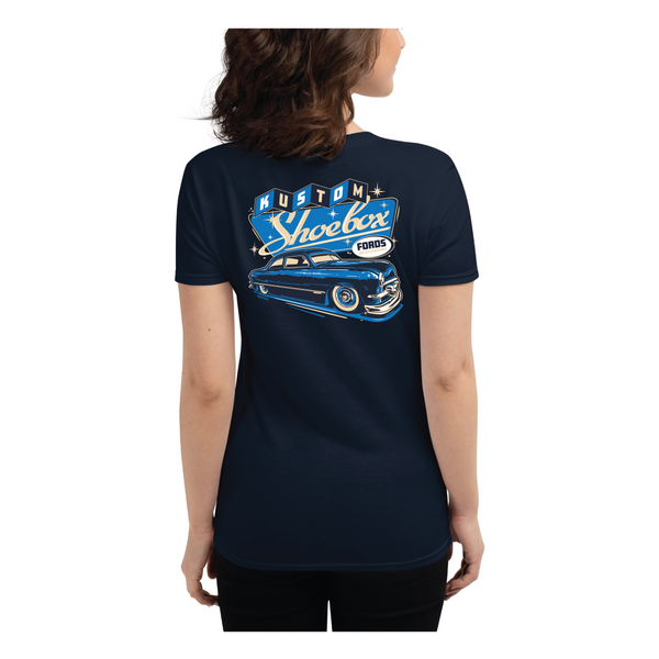 Kustom Shoebox Ford Library - DEC - Women's Short Sleeve T-Shirt