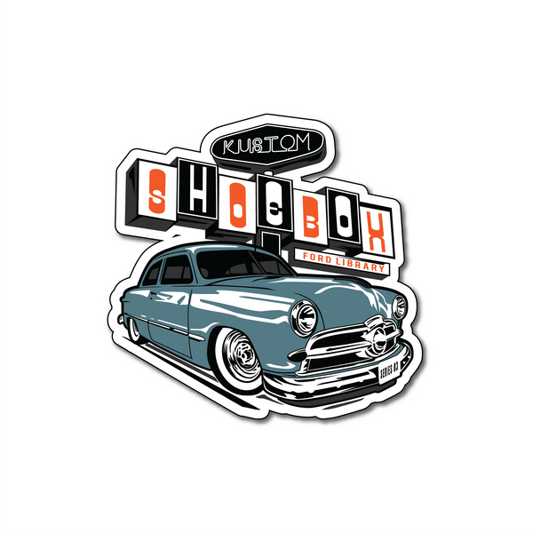 Kustom Shoebox Library - Series 3 Sticker 3 inch