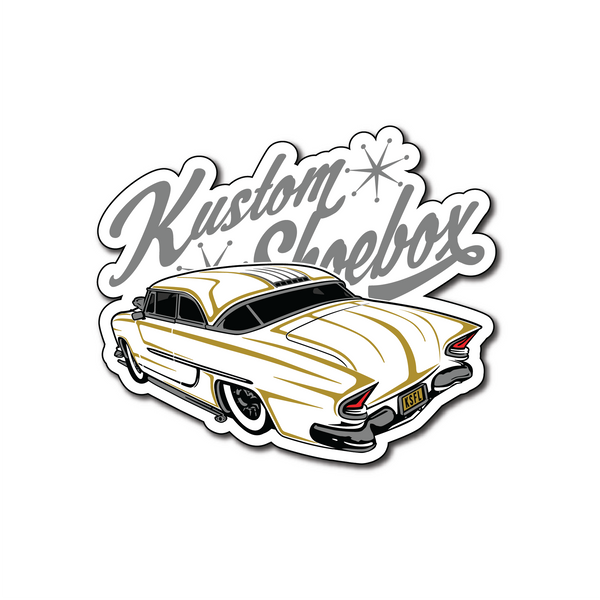 Kustom Shoebox Library - Series 2 Sticker 3 inch