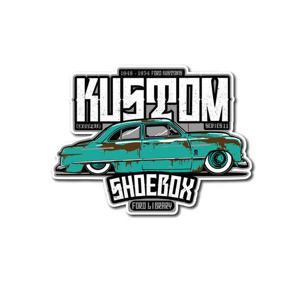 Kustom Shoebox Ford Library - 11 Patina Sticker