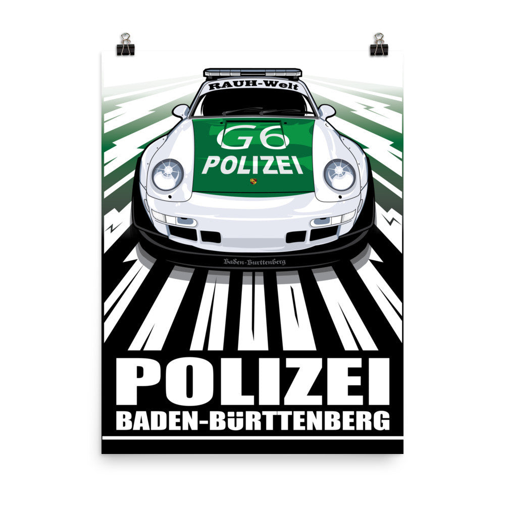 polizei RWB (poster only) 18 x 24 inch