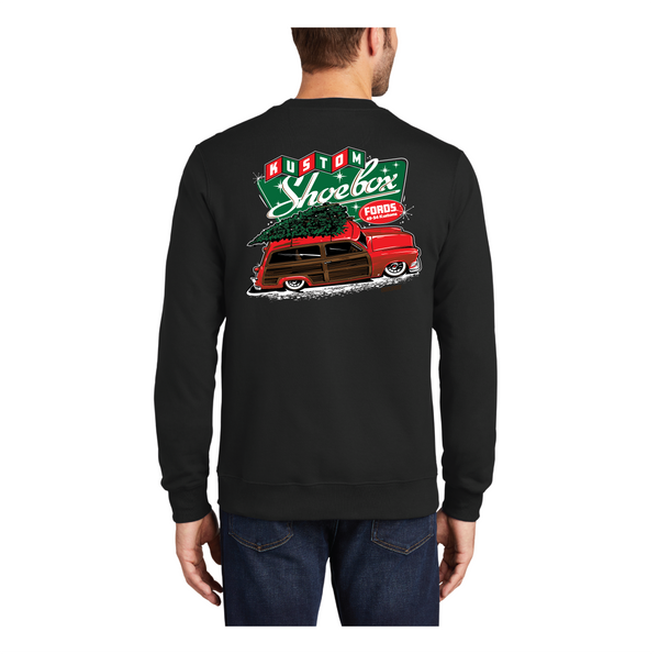 Kustom Shoebox Ford Library - Holiday -  Crew Neck Sweater