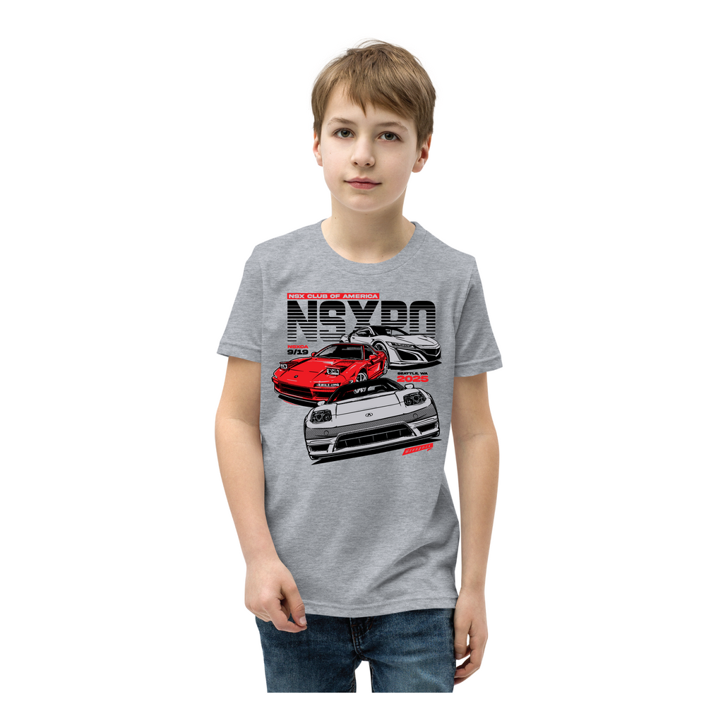 NSX Club of America - NSXPO Short Sleeve (Light Shirt) Youth T-Shirt