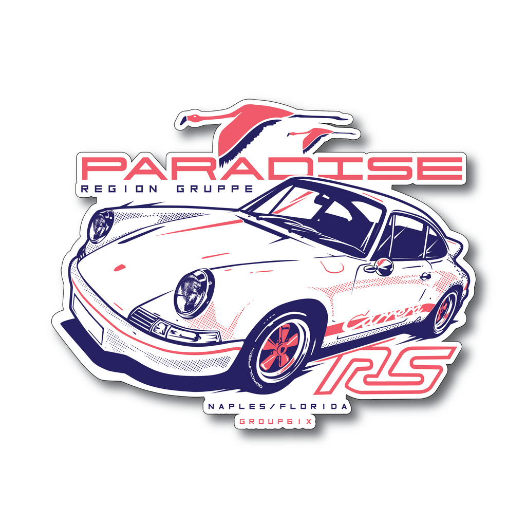 Paradise Region Gruppe - 3 RS Diecut Sticker