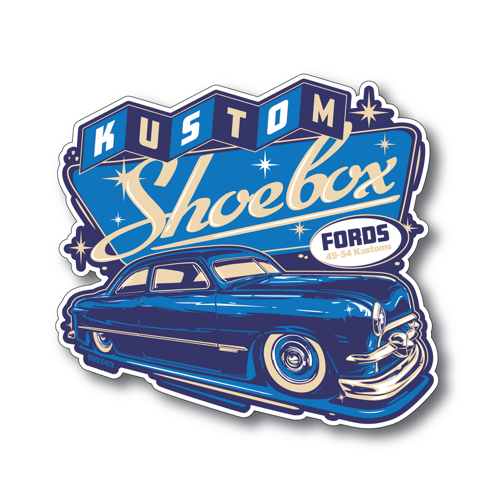 Copy of Kustom Shoebox Library - Series DEC - Sticker 3.5 inch