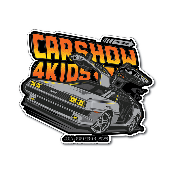 Car Show 4 Kids - DMC  feature Design Sticker!