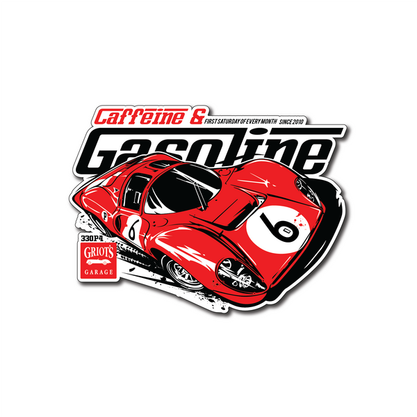 Griot's Garage - Caffeine & Gasoline 330P4 Sticker