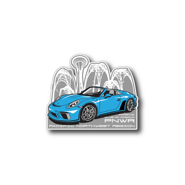 Pacific Northwest Region - April 2020 Die-Cut Sticker