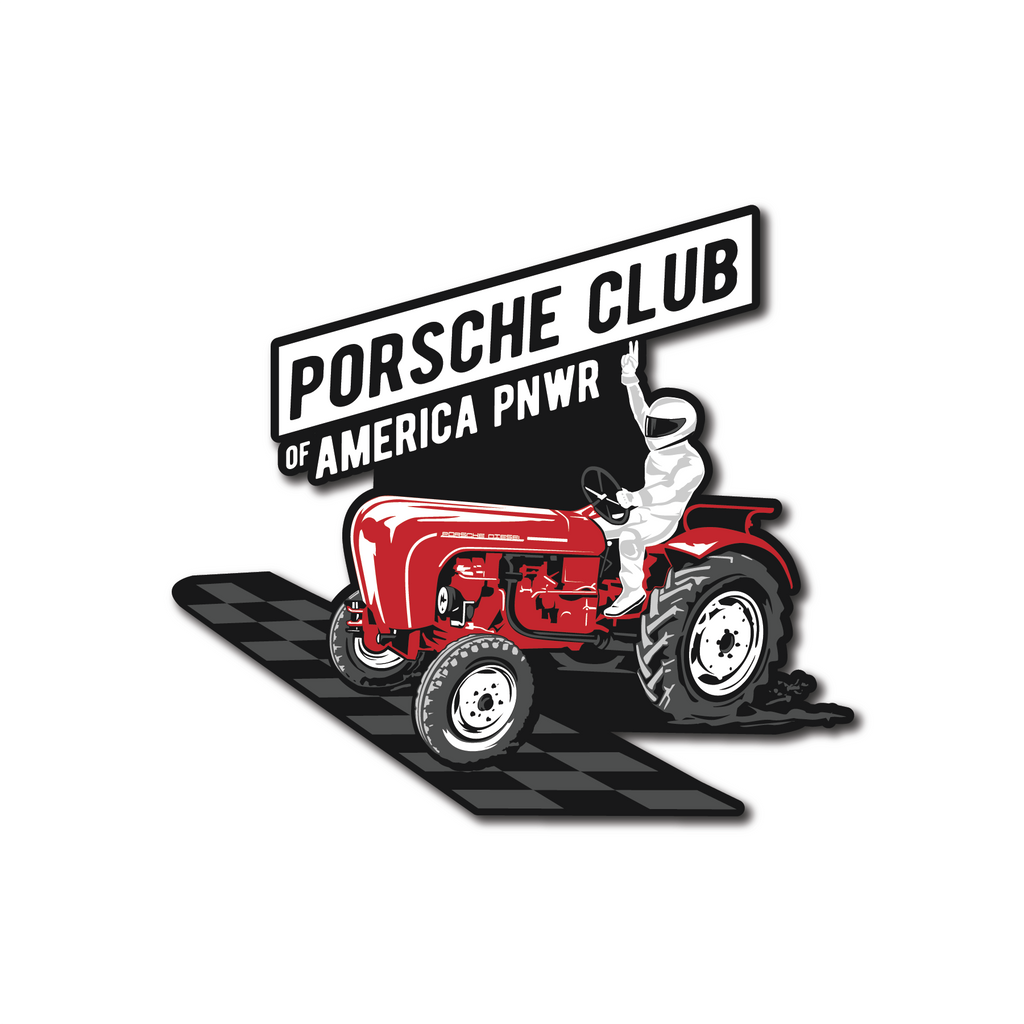 Pacific Northwest Region - June 2021 Die-Cut Sticker - Porsche Super