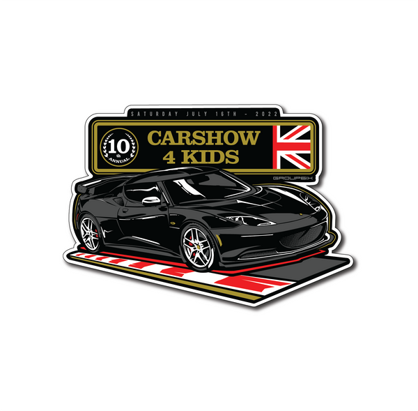 Car Show 4 Kids - February 22 feature design - Sticker!