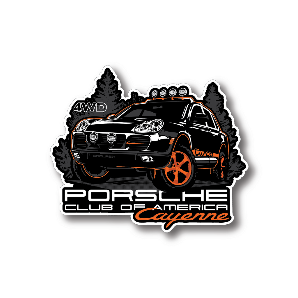 Pacific Northwest Region - Cayenne Sticker