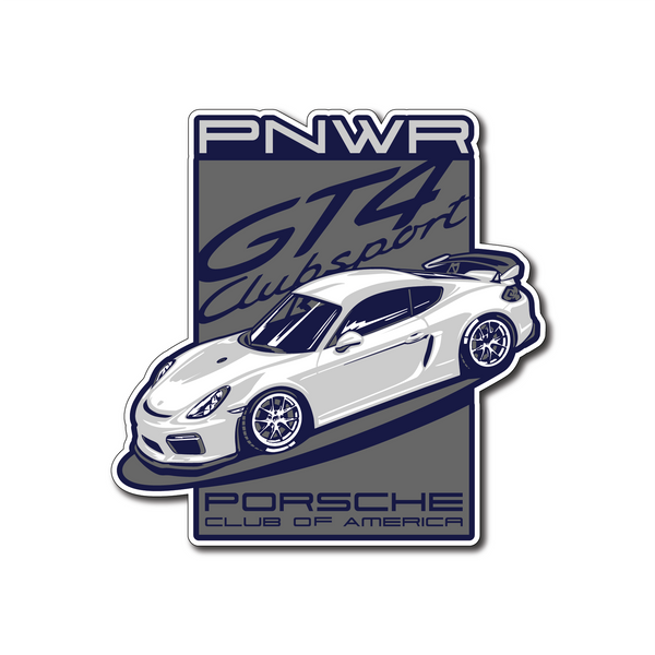 Pacific Northwest Region - February 2021 Die-Cut Sticker - Chalk GT4