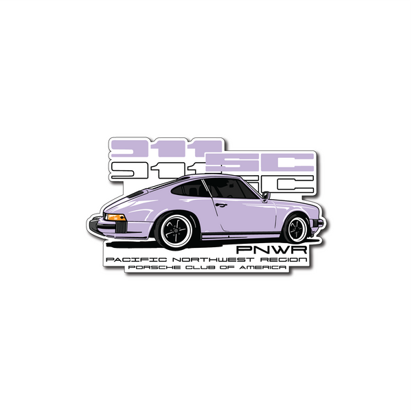 Pacific Northwest Region - January 2021 Die-Cut Sticker - Moon Stone SC