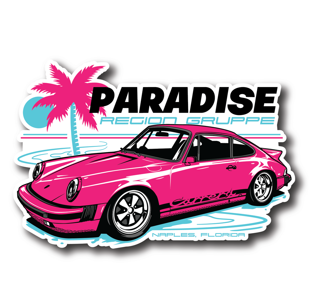 Copy of Paradise Region Gruppe - SC Ruby Diecut Sticker