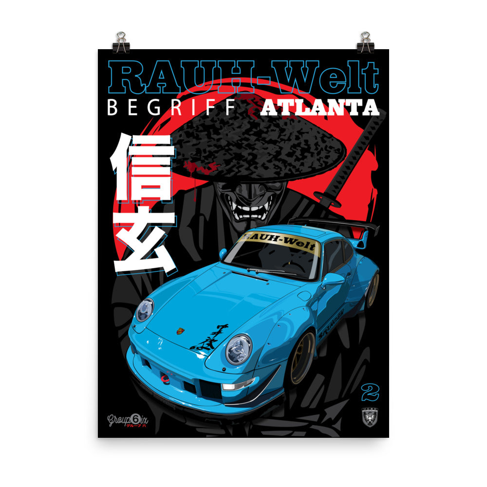 RWB Shingen of Atlanta,  Premium Poster 18 x 24 inch