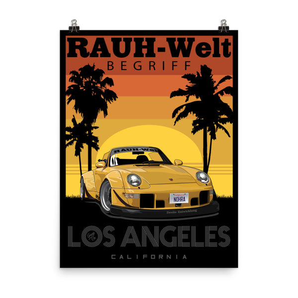 RWB Nohra - Nakai's personal car. Poster is on Photo quality paper. 18x24